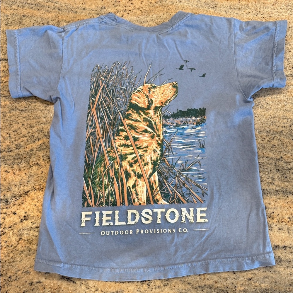 Comfort Colors Kids Blue Outdoor Graphic Tee